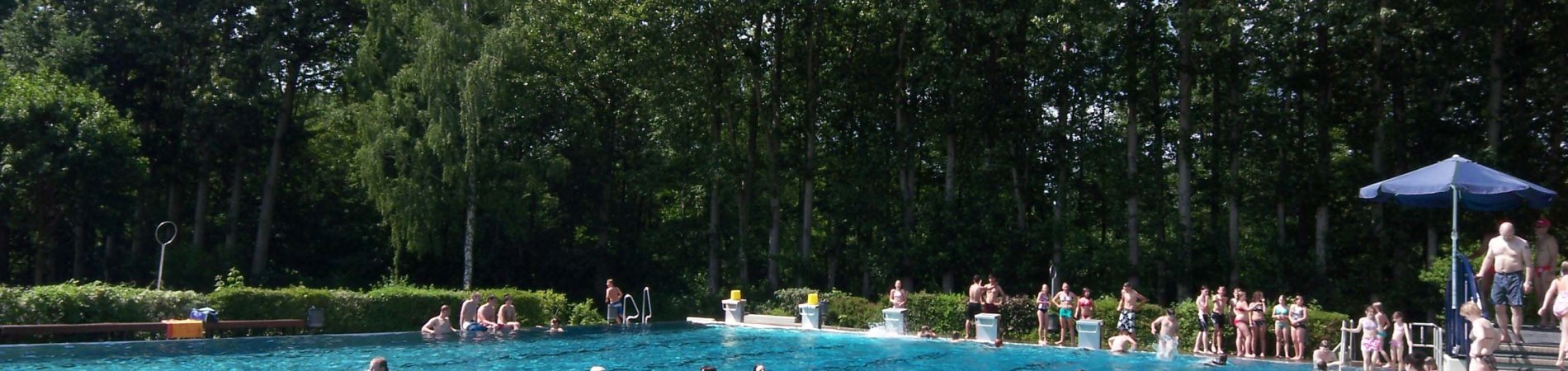 Sportbecken im Freibad