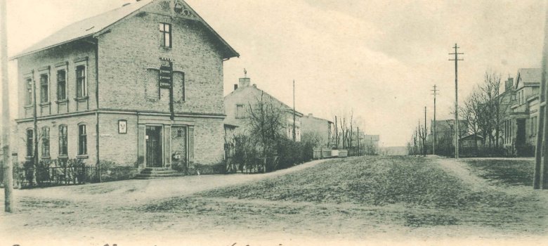 Historische Ansicht der Bahnhofstraße