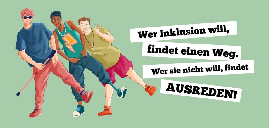 Egal wie alt jemand ist, welchen Geschlechts, ob mit oder ohne Behinderungen und unabhängig der Herkunft: durch Inklusion haben alle gleichermaßen die Möglichkeit am gesellschaftlichen Leben teilzunehmen. - 1