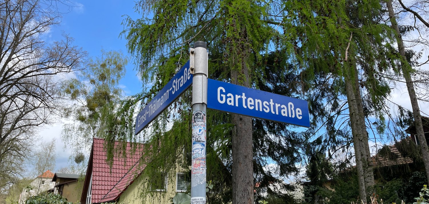 Straßenbau in der Gartenstraße Gemeinde Neuenhagen bei Berlin